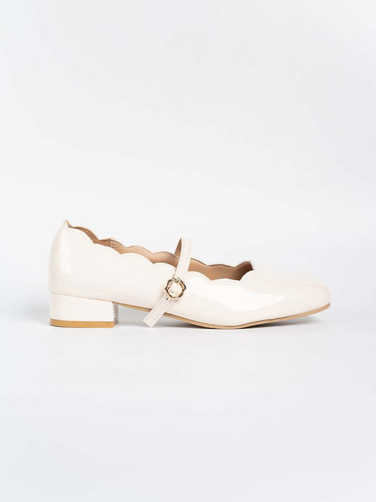 Scallop Flower Mary Jane