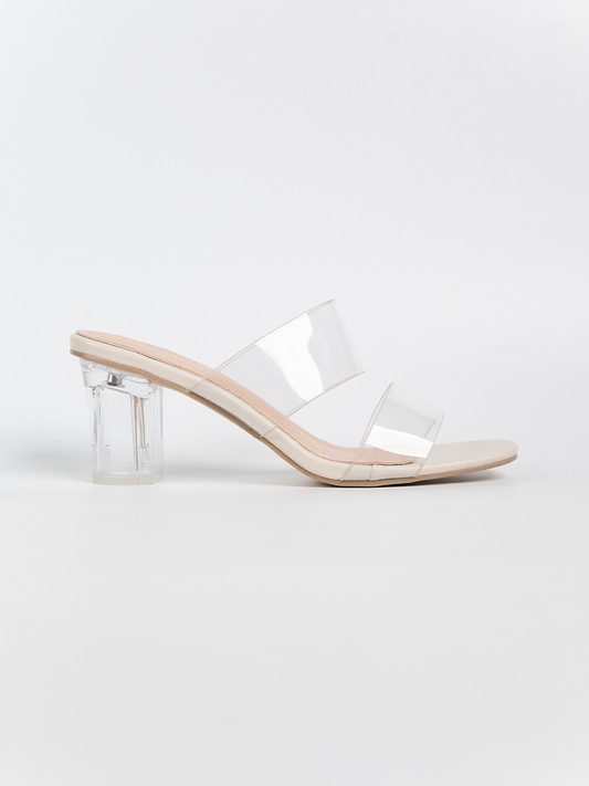 Jade Transparent Strap Sandals