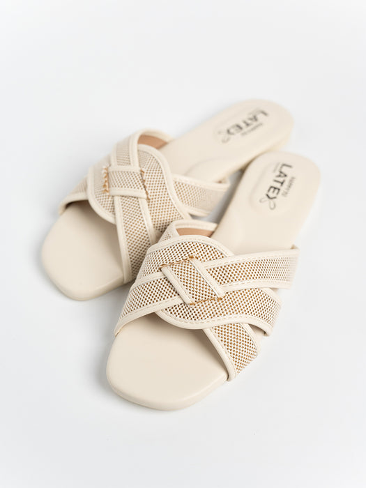 Elena Cross Jute Sandals
