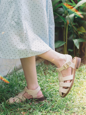 Felipe PU Cage Sandals