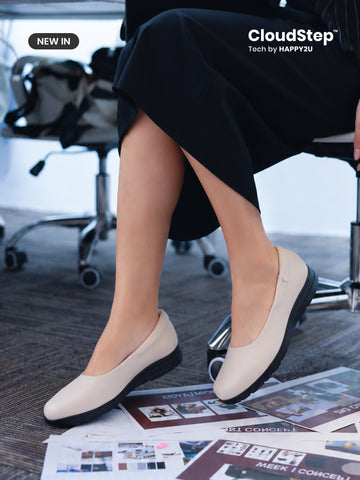 Isaac Cloud Leather Flats