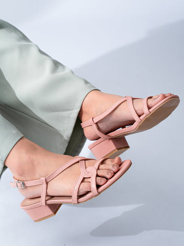 Penny Woven Low Heels