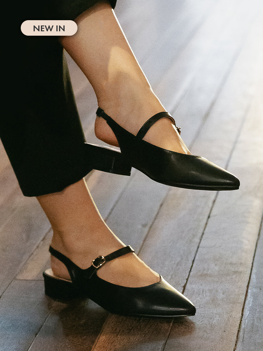 Whitney Strap Mid Heels