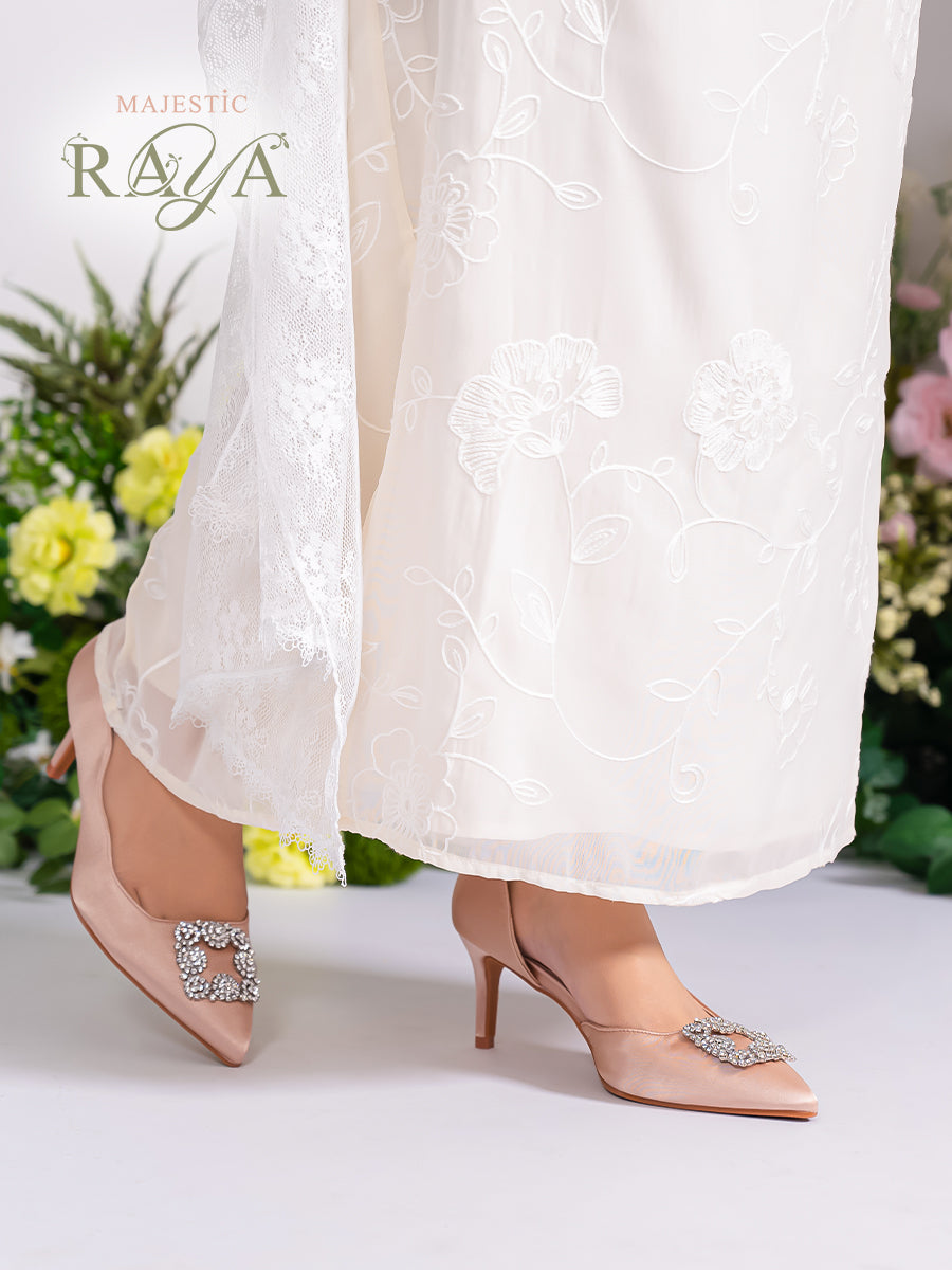Inara Satin Rhinestone Heels