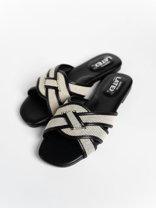 Elena Cross Jute Sandals