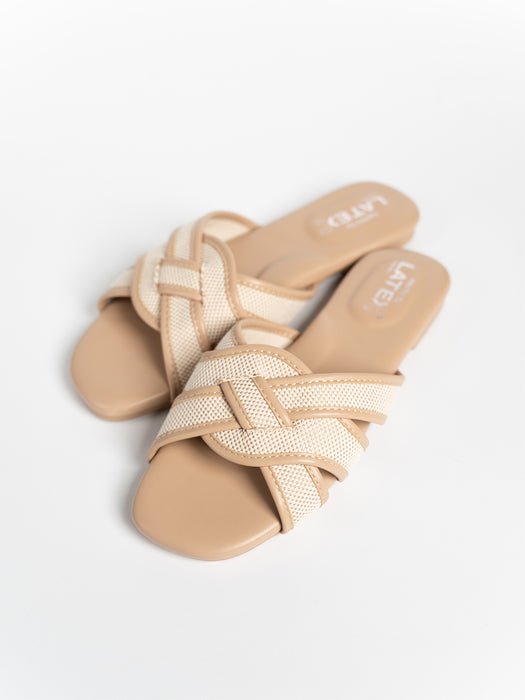 Elena Cross Jute Sandals
