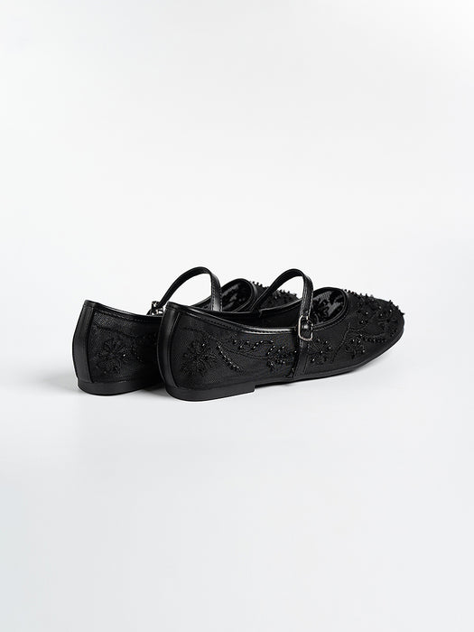 Estee Lace Comfort Flats