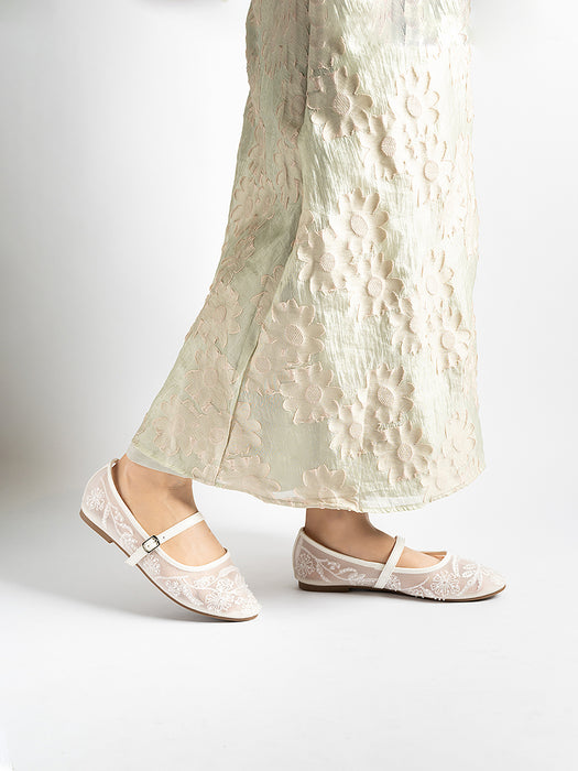 Estee Lace Comfort Flats