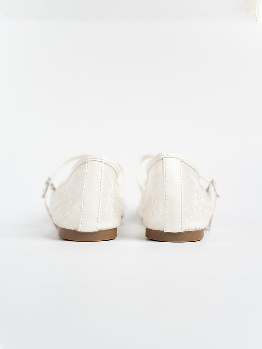 Estee Lace Comfort Flats