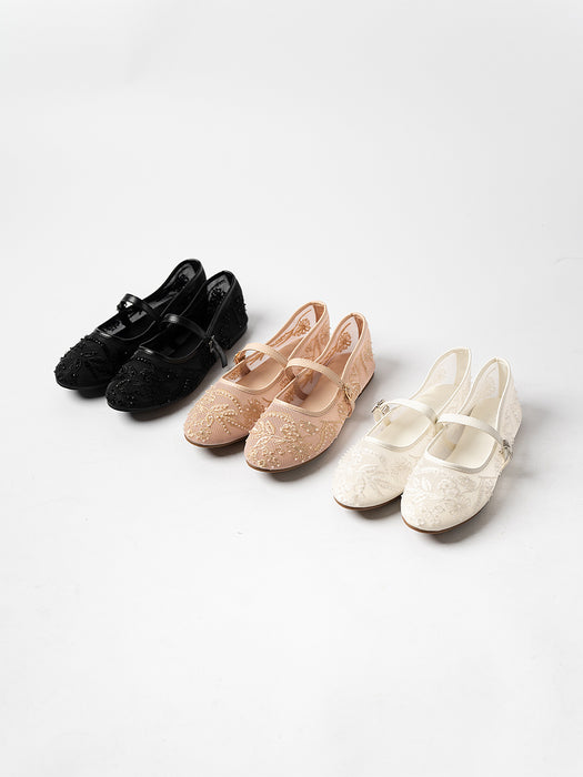 Estee Lace Comfort Flats