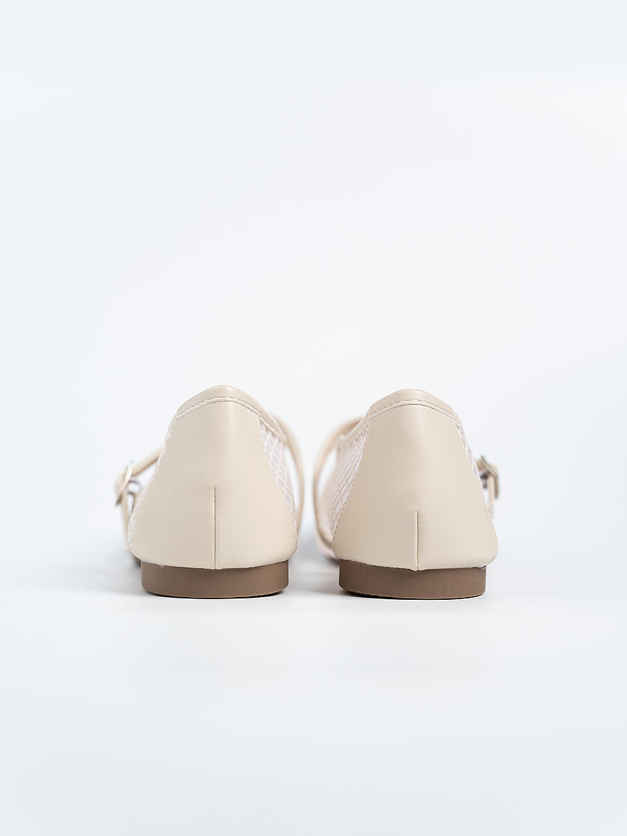 Gianna Mesh Ballerina Flats