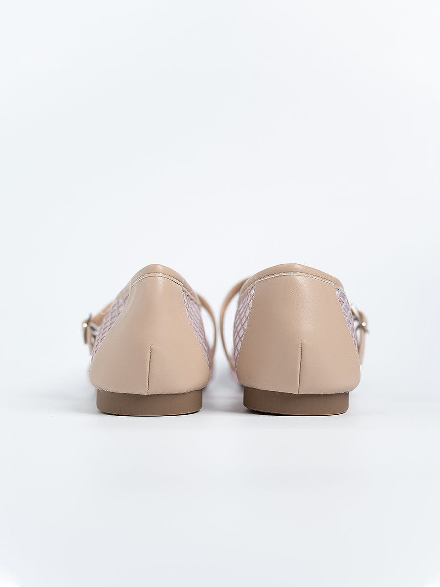 Gianna Mesh Ballerina Flats
