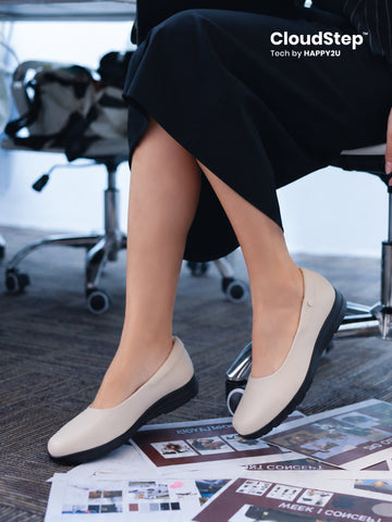 Isaac Cloud Leather Flats
