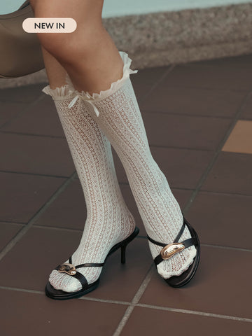 Leah Medallion Heel Mules