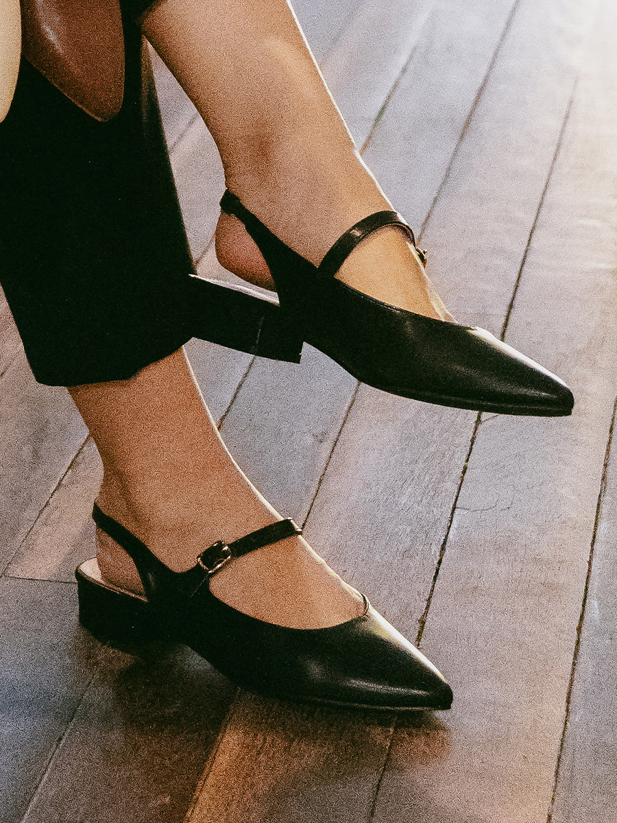 Whitney Strap Mid Heels