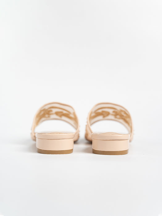 Elysia Lace Sandal Slides