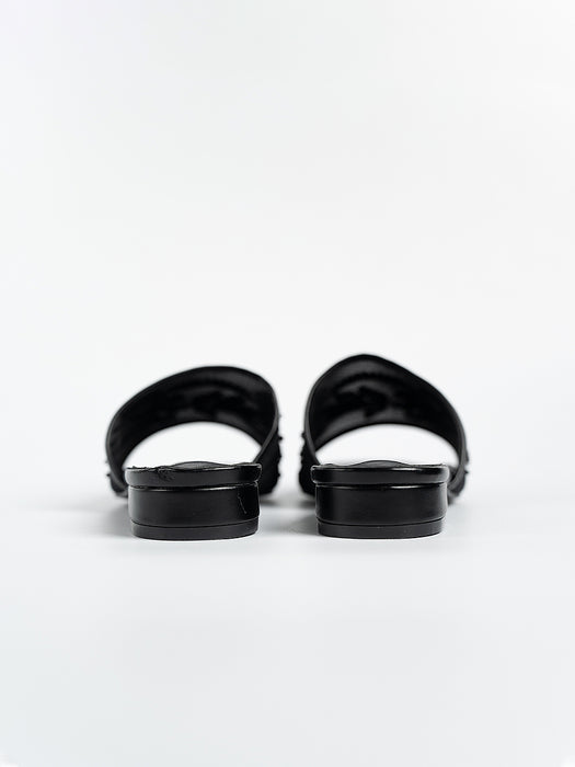 Elysia Lace Sandal Slides