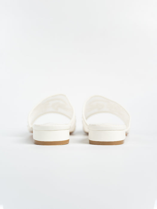 Elysia Lace Sandal Slides