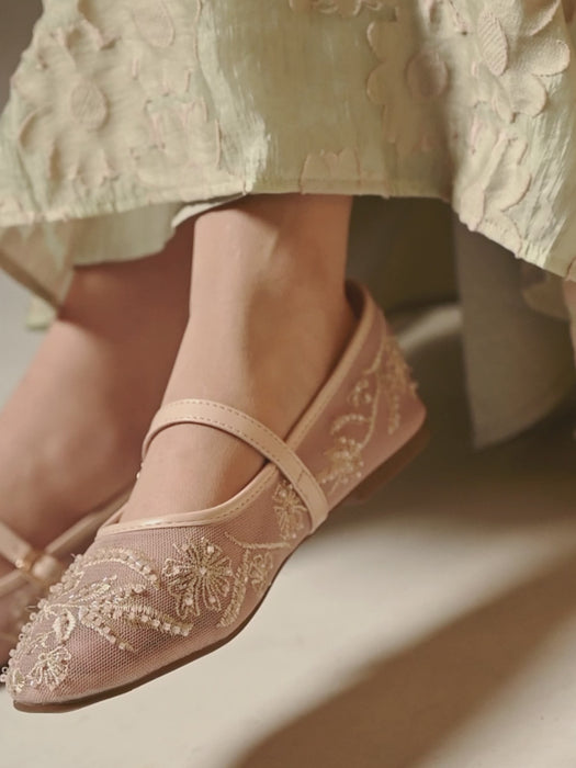 Estee Lace Comfort Flats