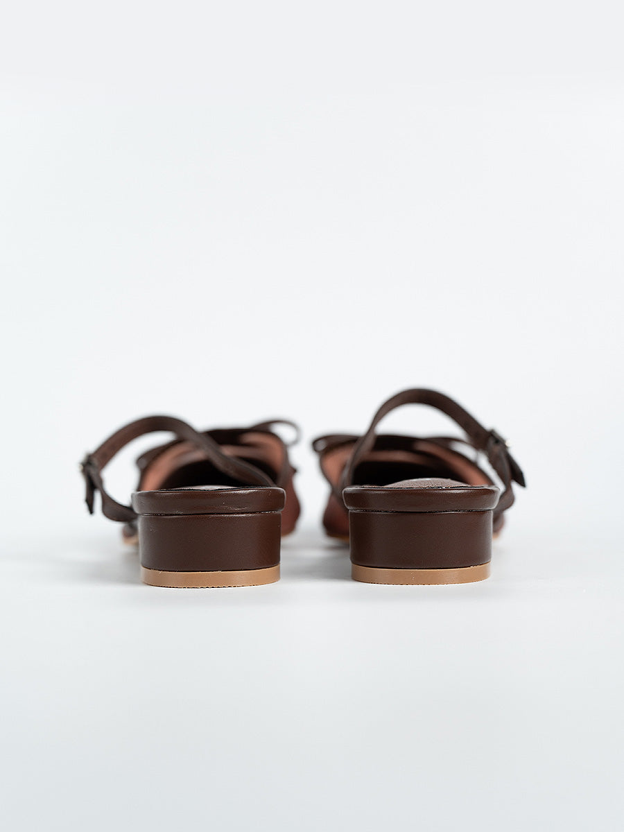 Zaria Ribbon Mesh Mules