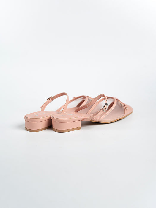 Zaria Ribbon Mesh Mules